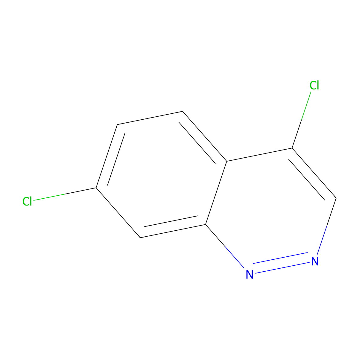 4,7-Dichlorocinnoline molecular structure, CAS 82362-93-4