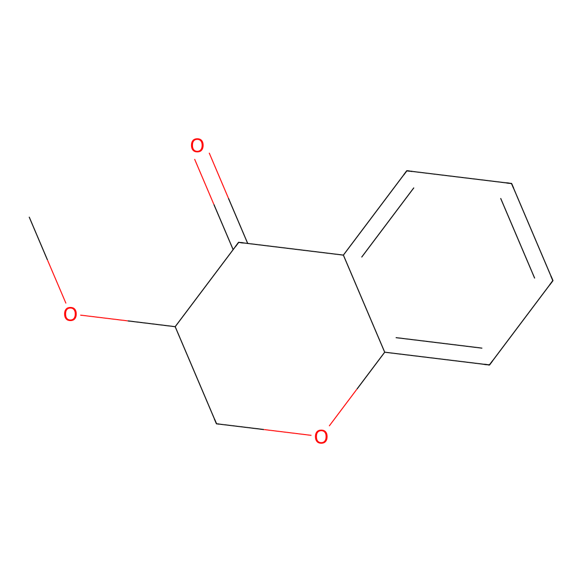 3-Methoxychroman-4-one molecular structure, CAS 82366-82-3