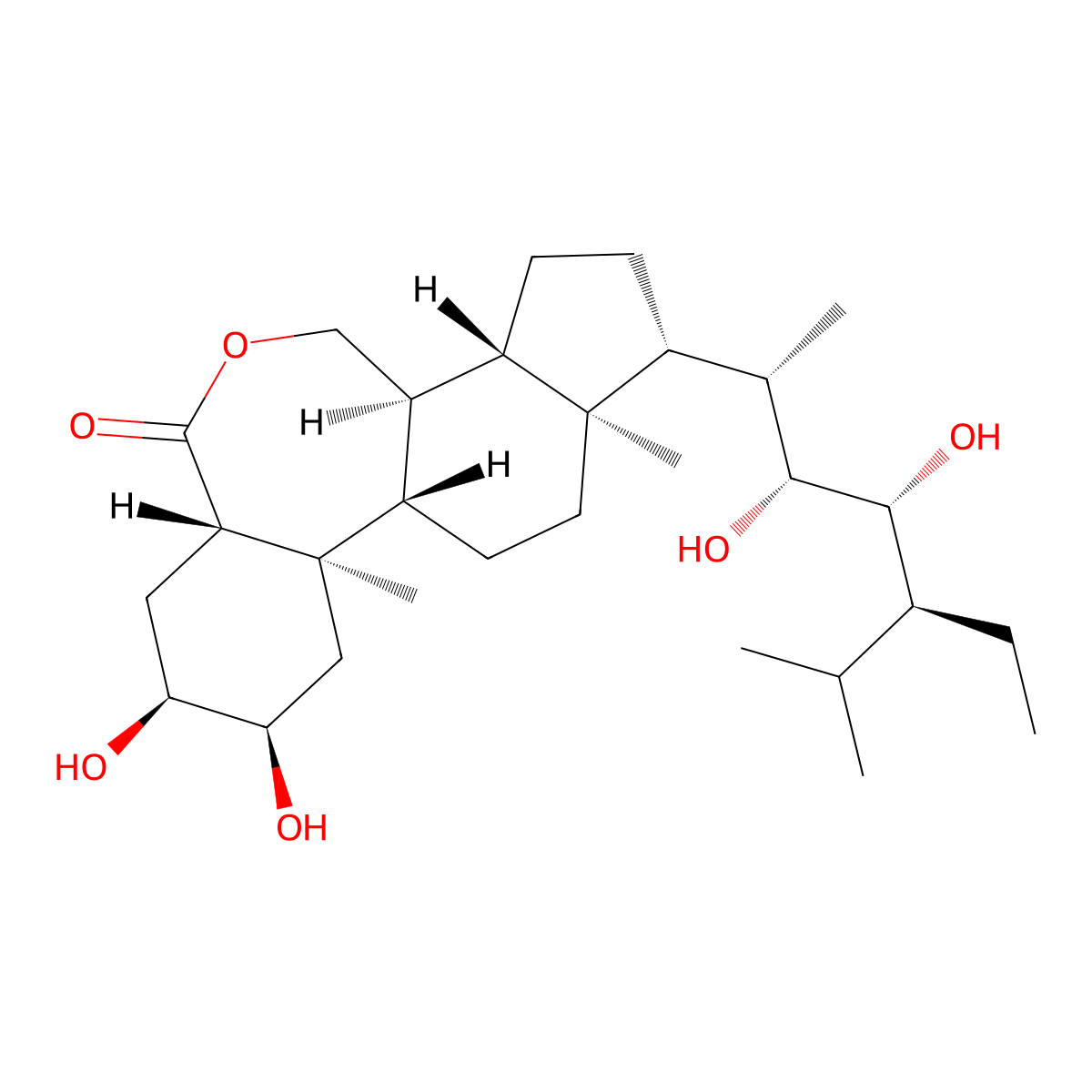 28-Homobrassinolide molecular structure, CAS 82373-95-3