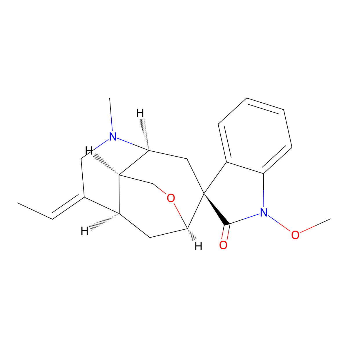 Humantenine molecular structure, CAS 82375-29-9