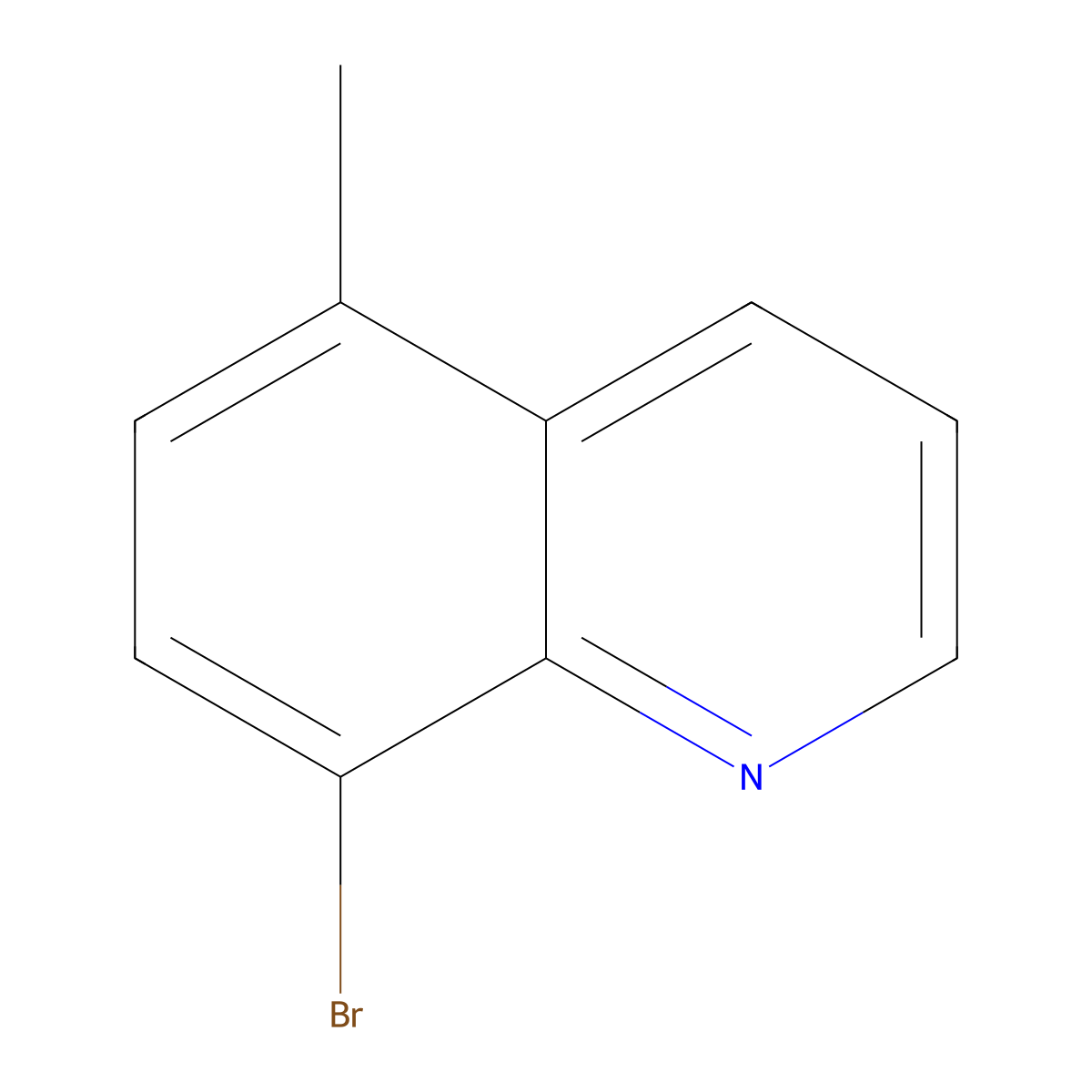 8-Bromo-5-methylquinoline molecular structure, CAS 823803-51-6