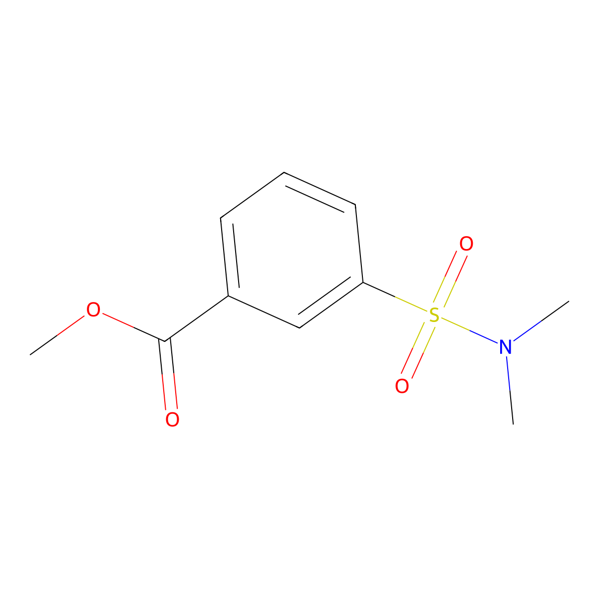 Methyl 3-(dimethylsulfamoyl)benzoate molecular structure, CAS 823833-29-0