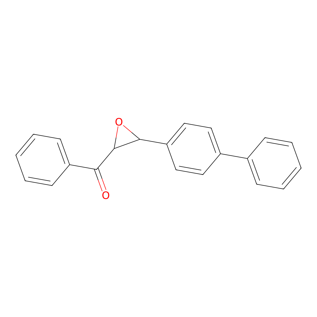 4-Phenylchalcone oxide molecular structure, CAS 82389-34-2