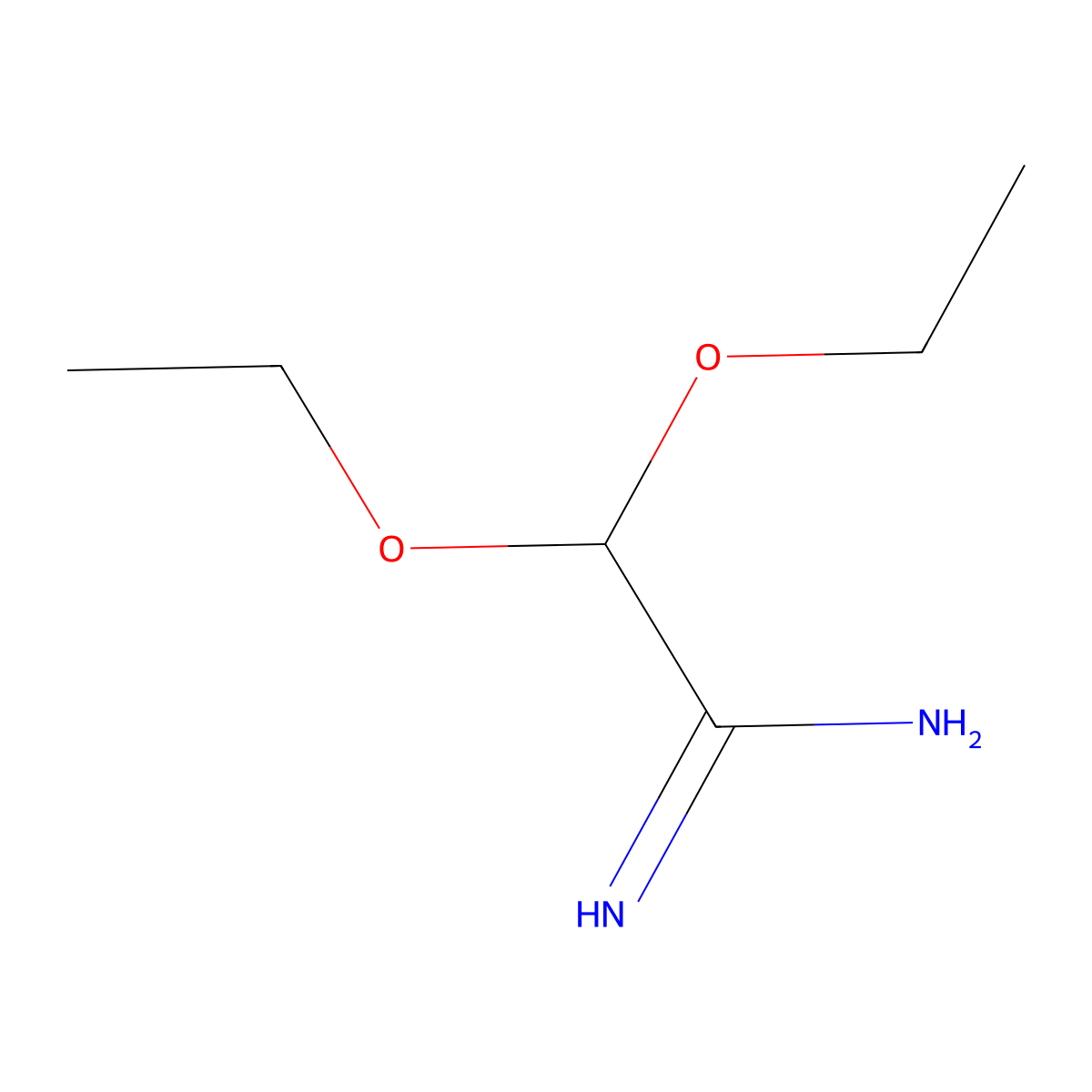 2,2-Diethoxyethanimidamide molecular structure, CAS 82392-83-4