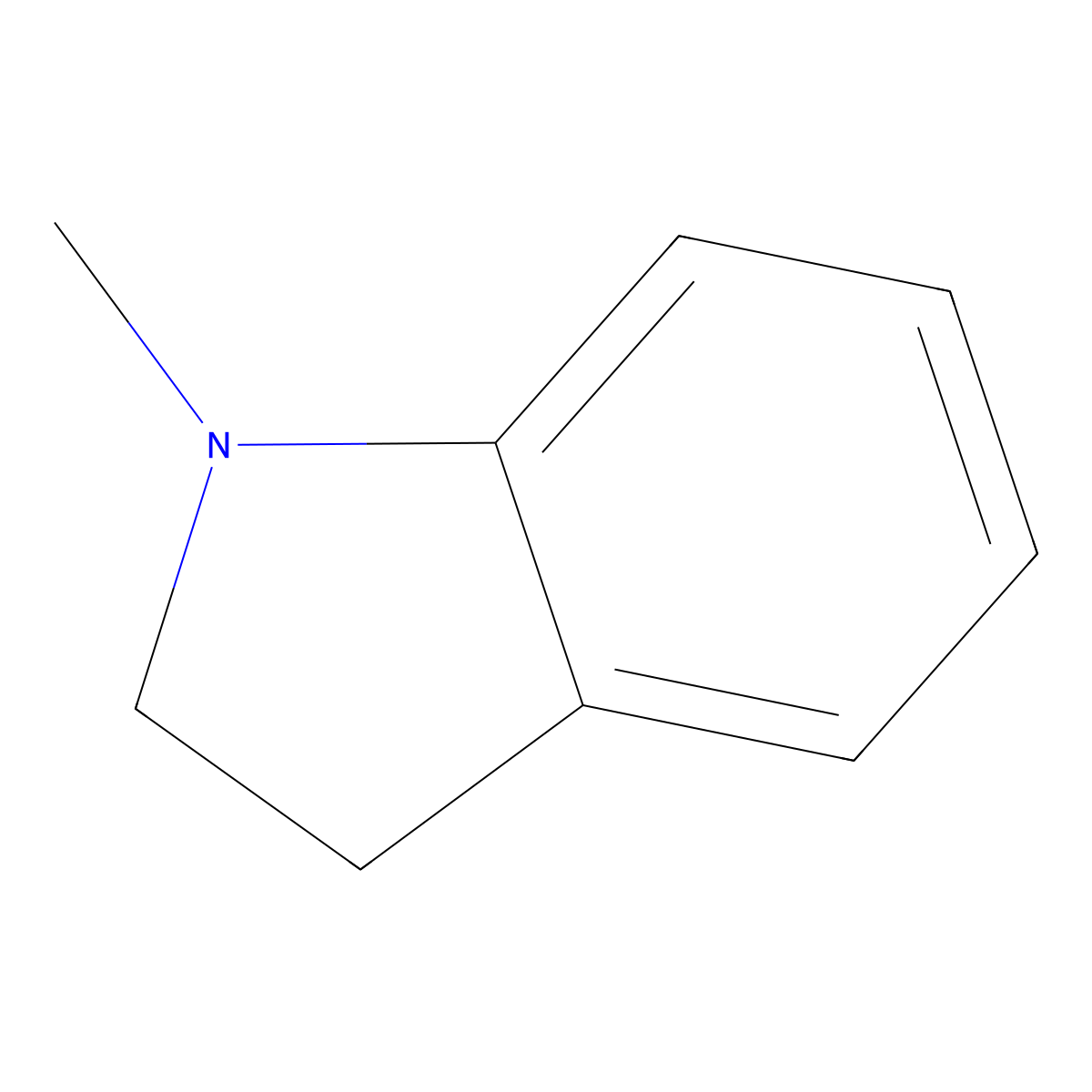1-Methyl-2,3-dihydro-1H-indole molecular structure, CAS 824-21-5