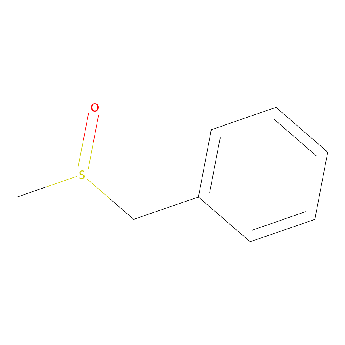 alpha-(Methylsulphinyl)toluene molecular structure, CAS 824-86-2