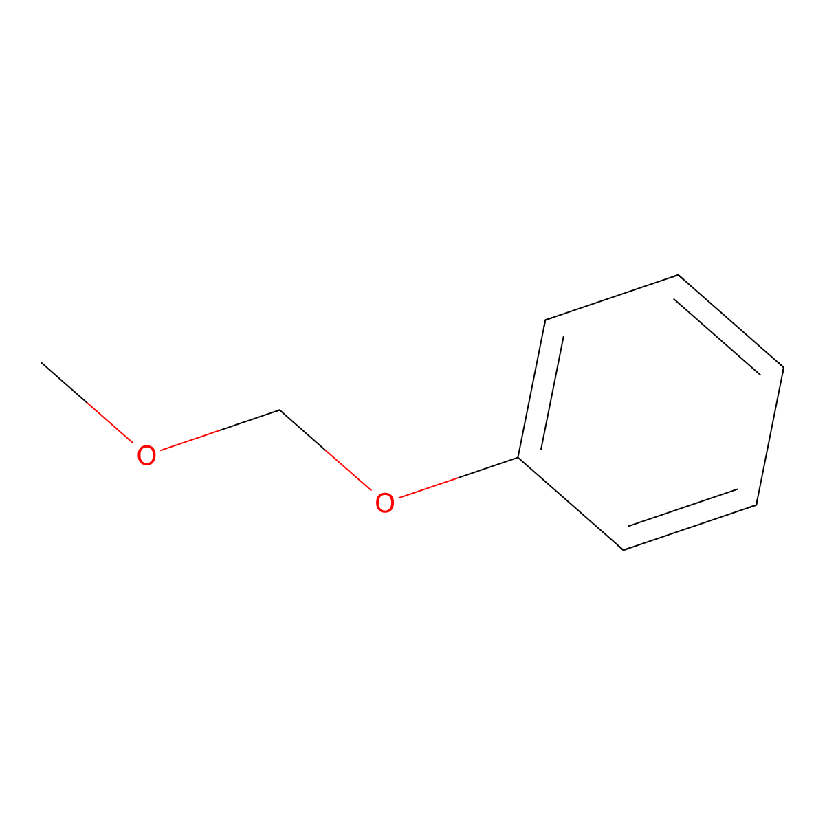 Methoxymethoxybenzene molecular structure, CAS 824-91-9