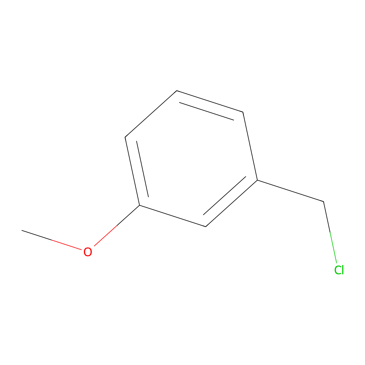 3-Methoxybenzyl chloride molecular structure, CAS 824-98-6