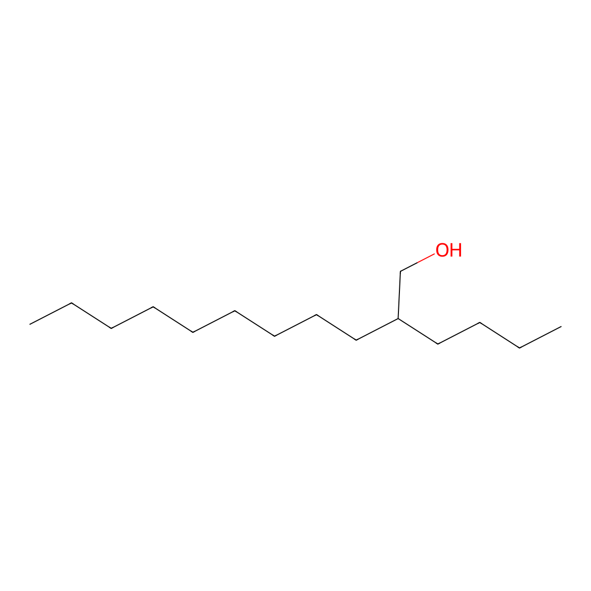 2-Butylundecan-1-OL molecular structure, CAS 82409-89-0