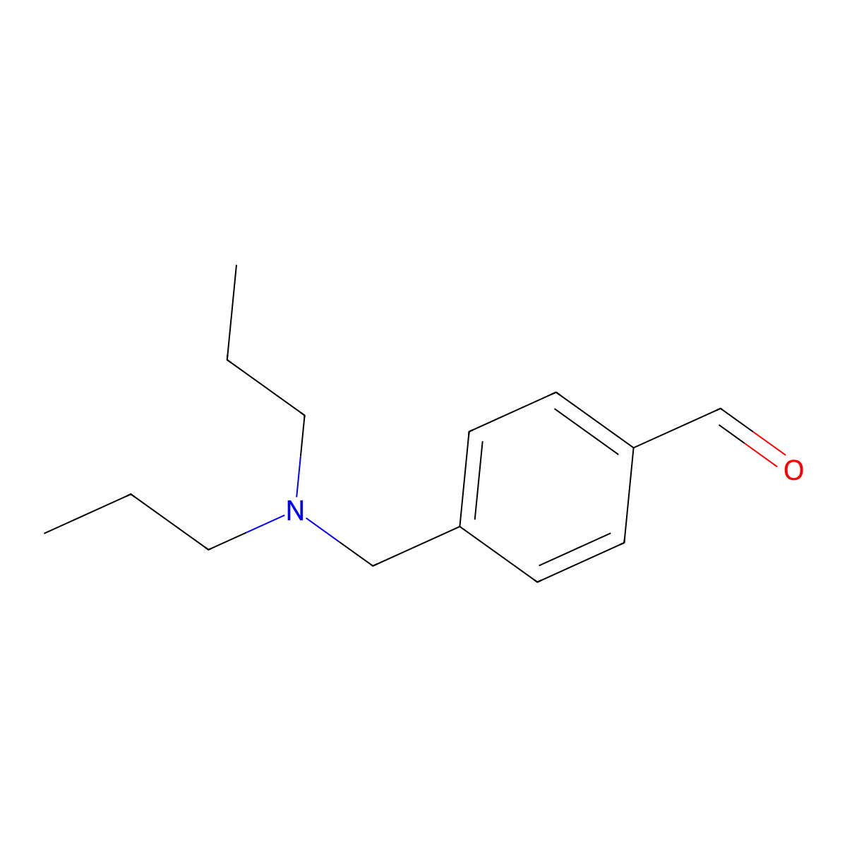 4-((Dipropylamino)methyl)benzaldehyde molecular structure, CAS 82413-59-0