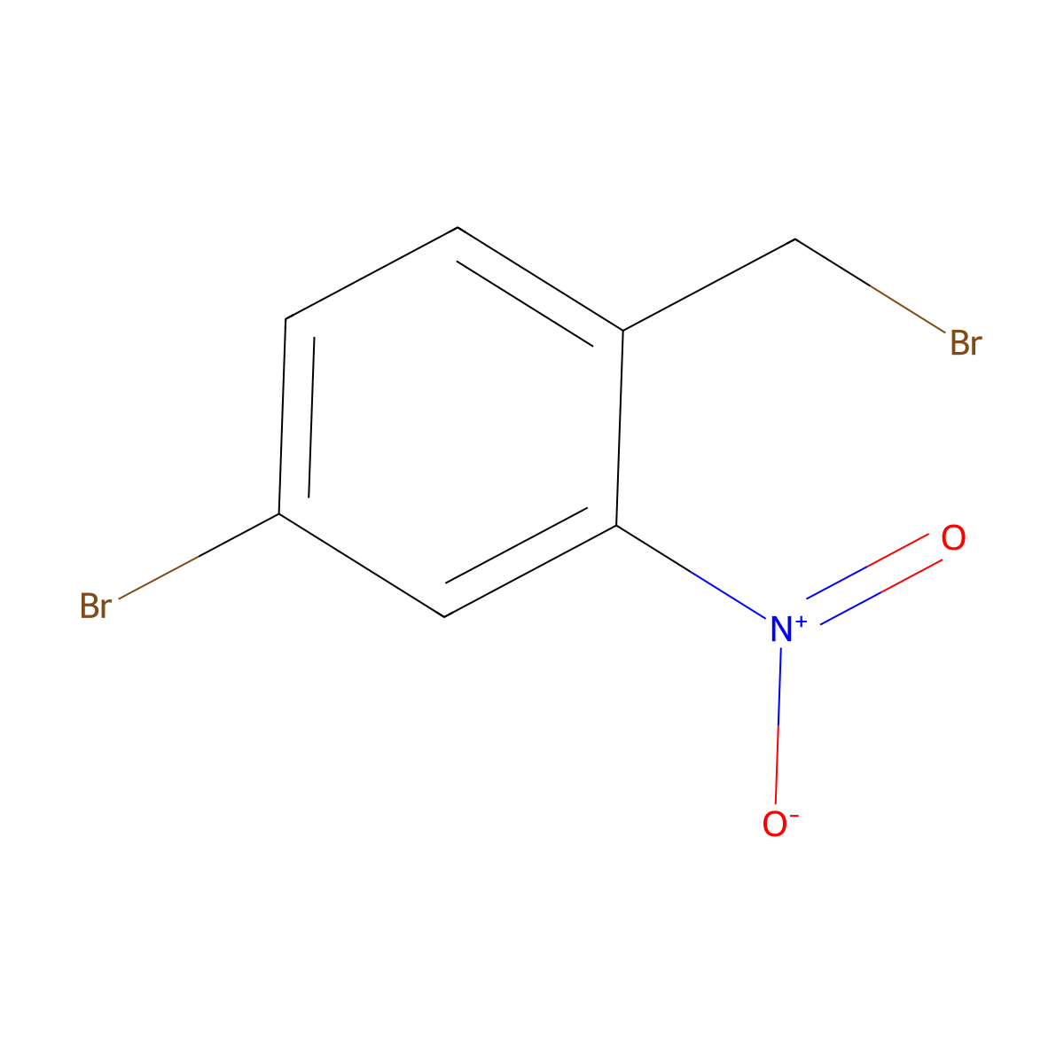 4-Bromo-2-nitrobenzyl bromide molecular structure, CAS 82420-34-6