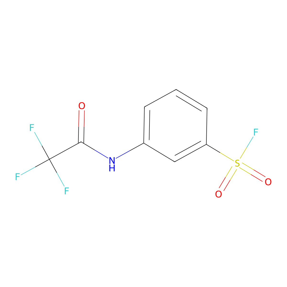 3-(Trifluoroacetamido)benzene-1-sulfonyl fluoride molecular structure, CAS 82422-47-7