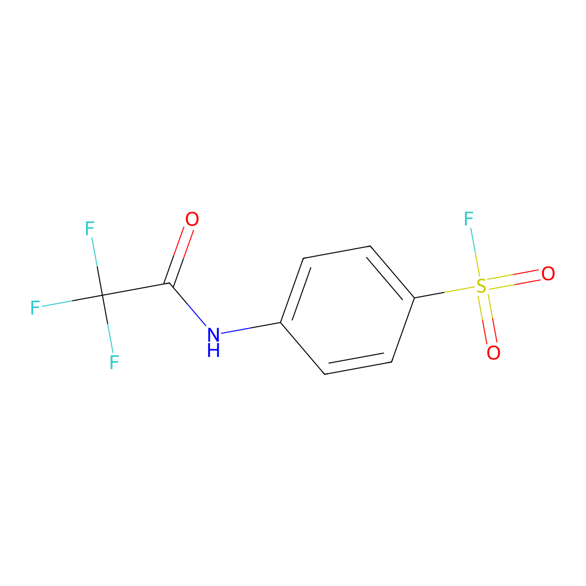 4-(Trifluoroacetamido)benzene-1-sulfonyl fluoride molecular structure, CAS 82422-48-8
