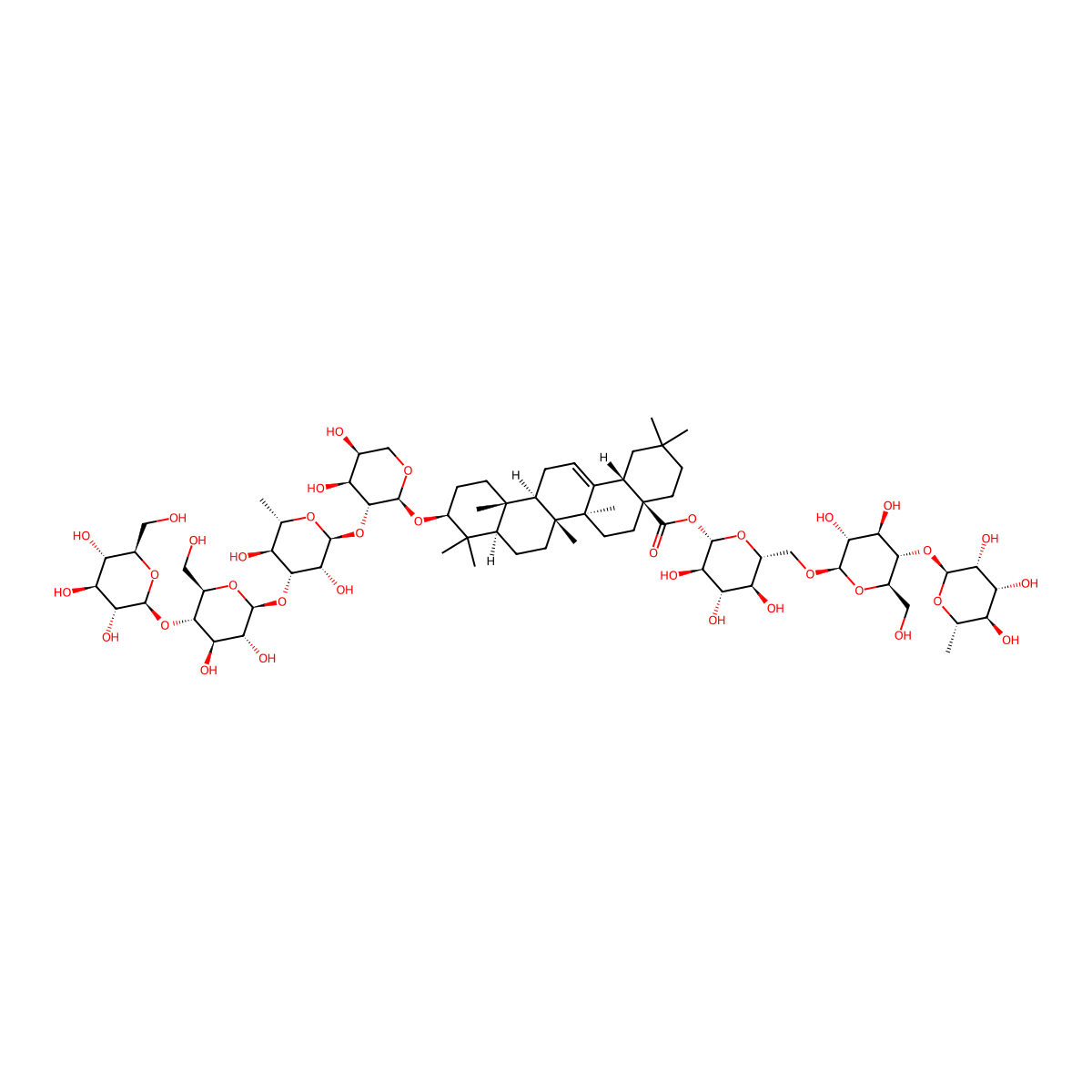 Raddeanoside R17 molecular structure, CAS 824401-07-2