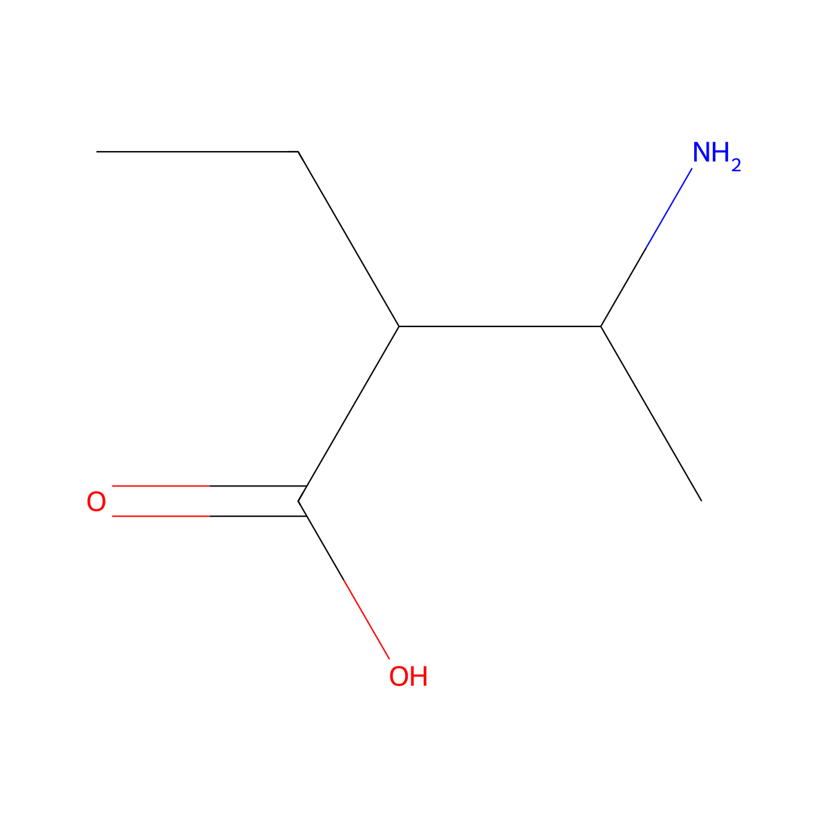 3-Amino-2-ethylbutanoic acid molecular structure, CAS 824424-73-9
