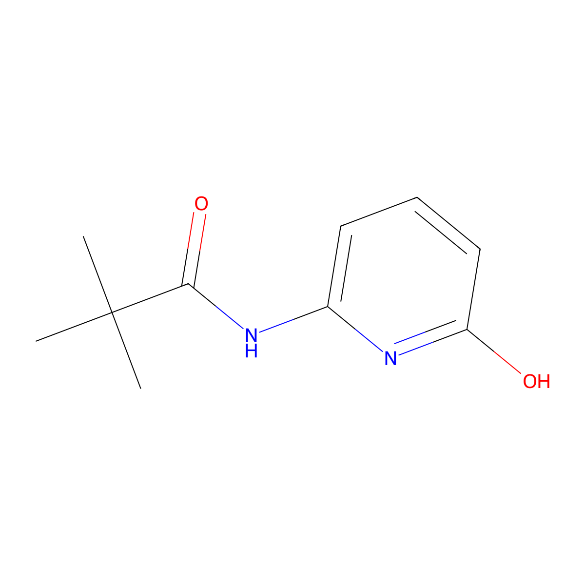 N-(6-Hydroxy-pyridin-2-yl)-2,2-dimethyl-propionamide molecular structure, CAS 824429-50-7