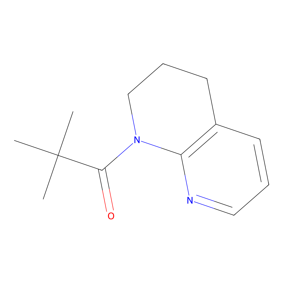 1-(3,4-Dihydro-2H-[1,8]naphthyridin-1-yl)-2,2-dimethyl-propan-1-one molecular structure, CAS 824429-54-1