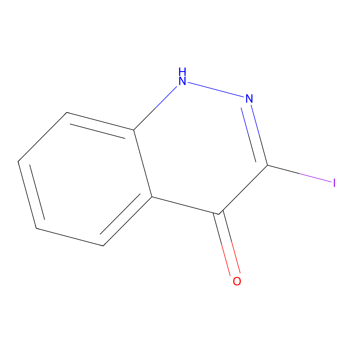 3-Iodocinnolin-4(1H)-one molecular structure, CAS 82452-98-0