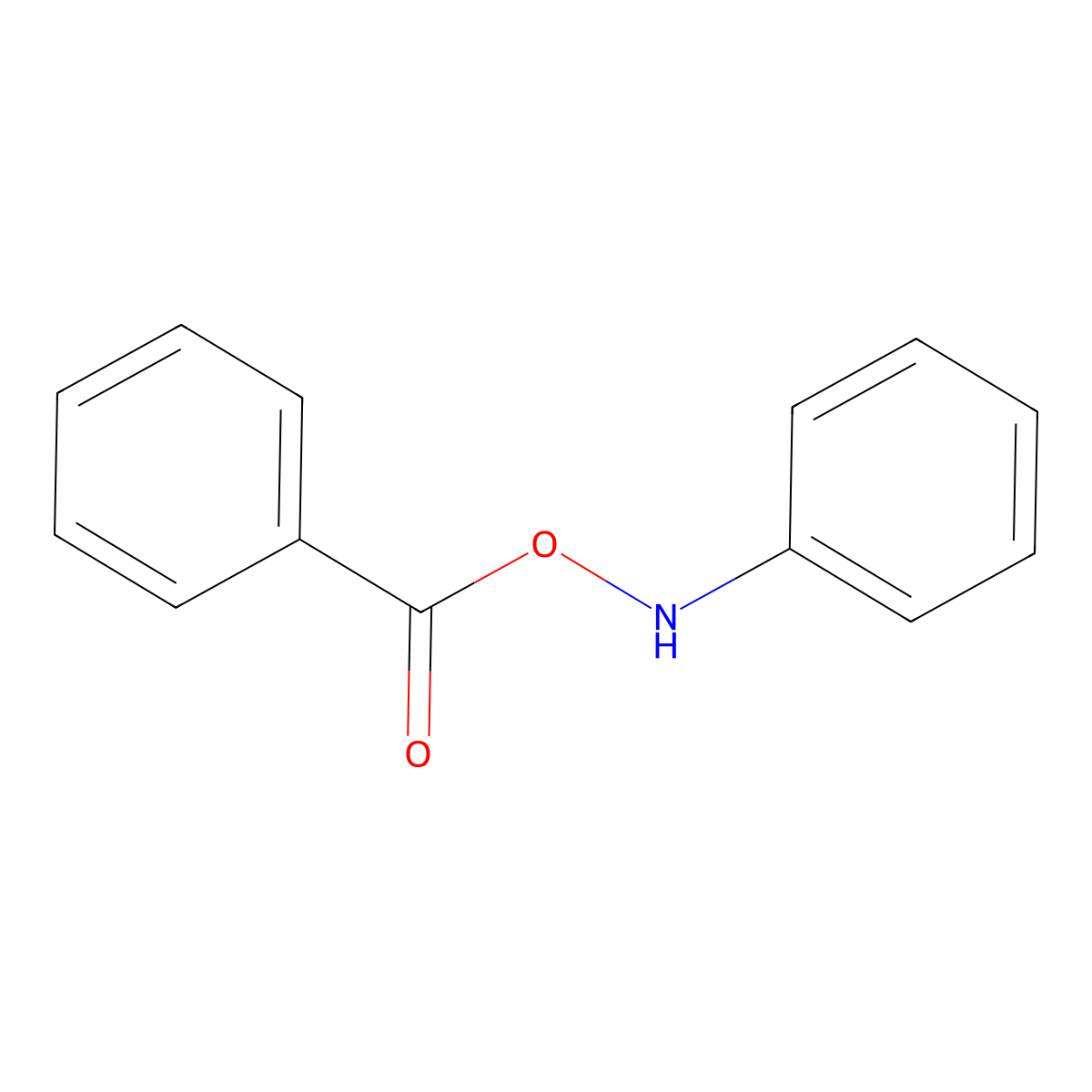 (Anilinooxy)(phenyl)methanone molecular structure, CAS 82461-60-7