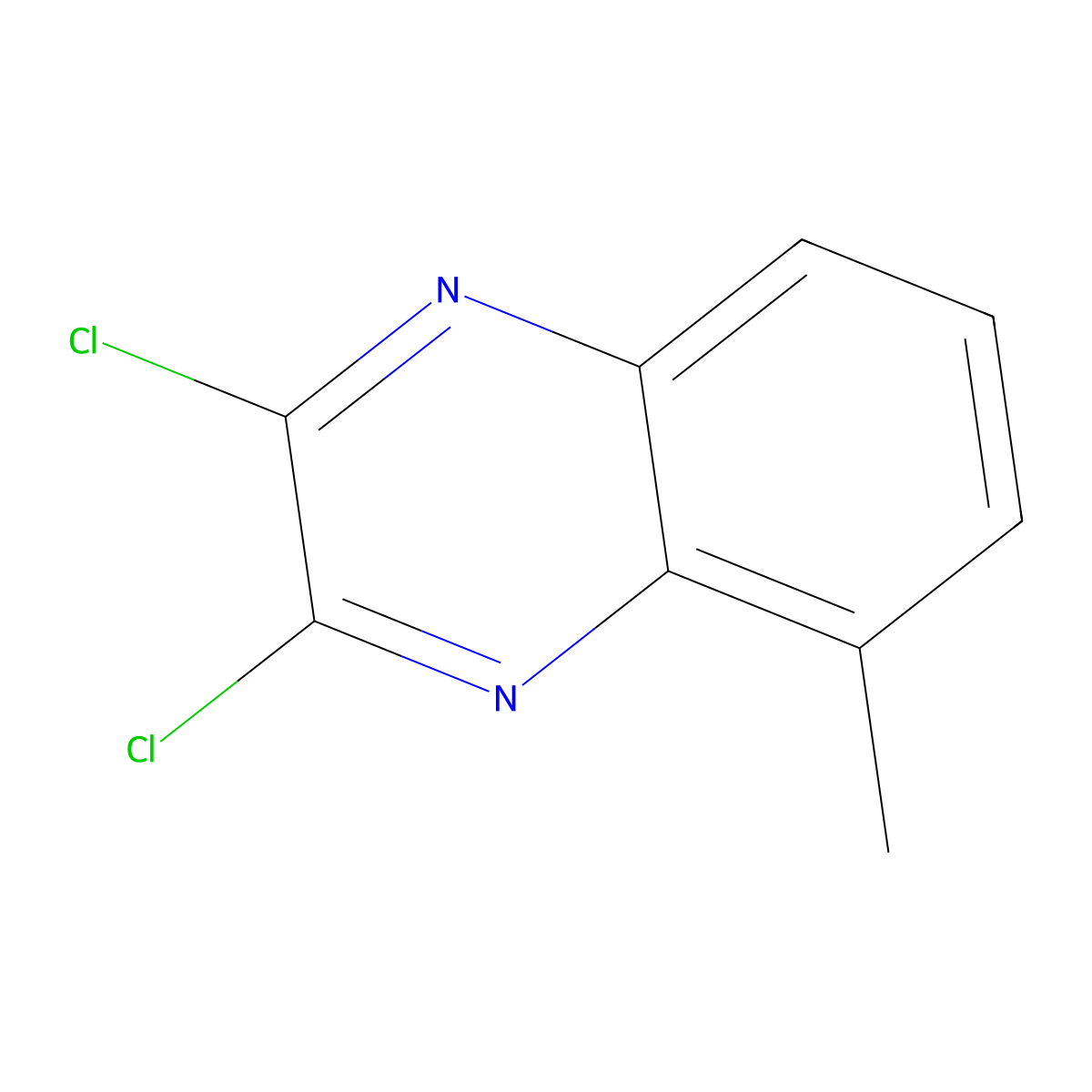 2,3-Dichloro-5-methylquinoxaline molecular structure, CAS 82463-30-7