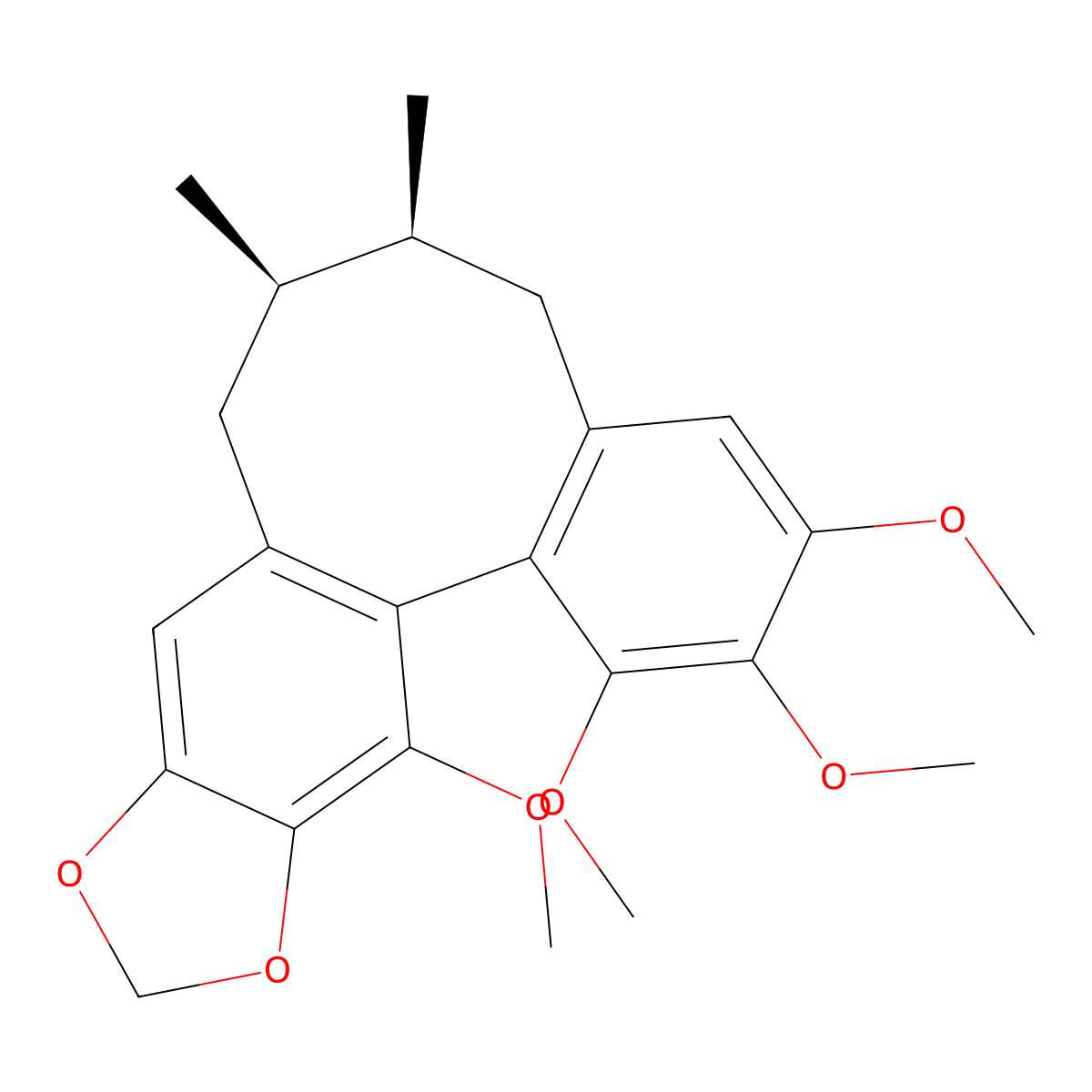 Rubschisandrin molecular structure, CAS 82467-51-4