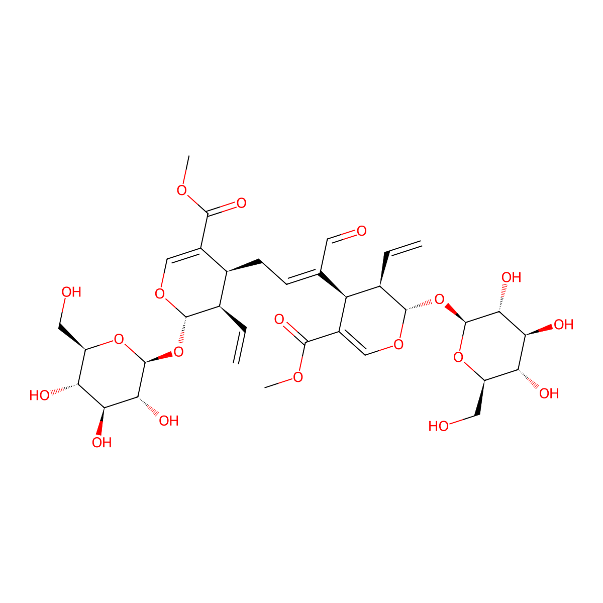(Z)-Aldosecologanin (Centauroside) molecular structure, CAS 82474-97-3