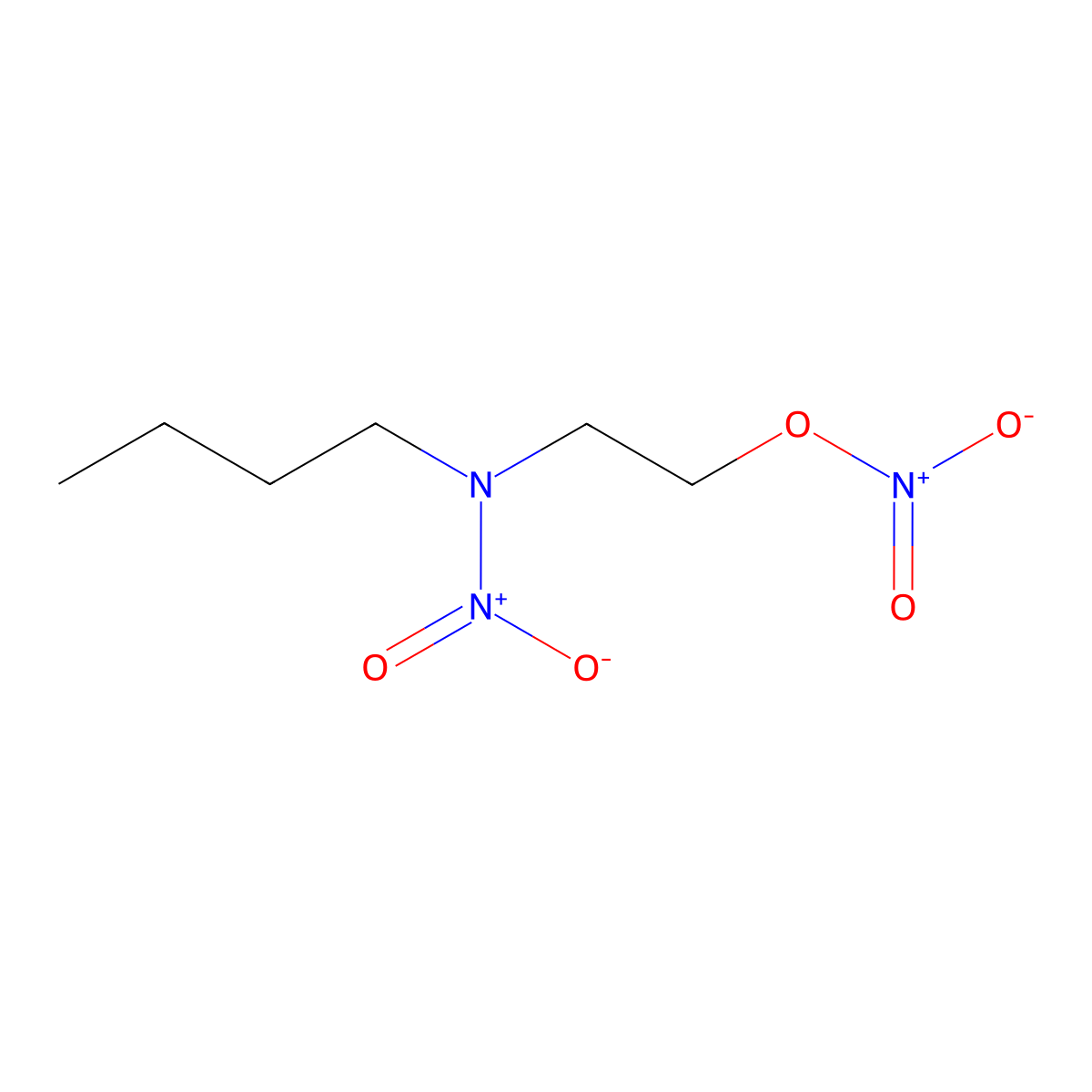 2-(Butylnitroamino)ethyl nitrate molecular structure, CAS 82486-82-6