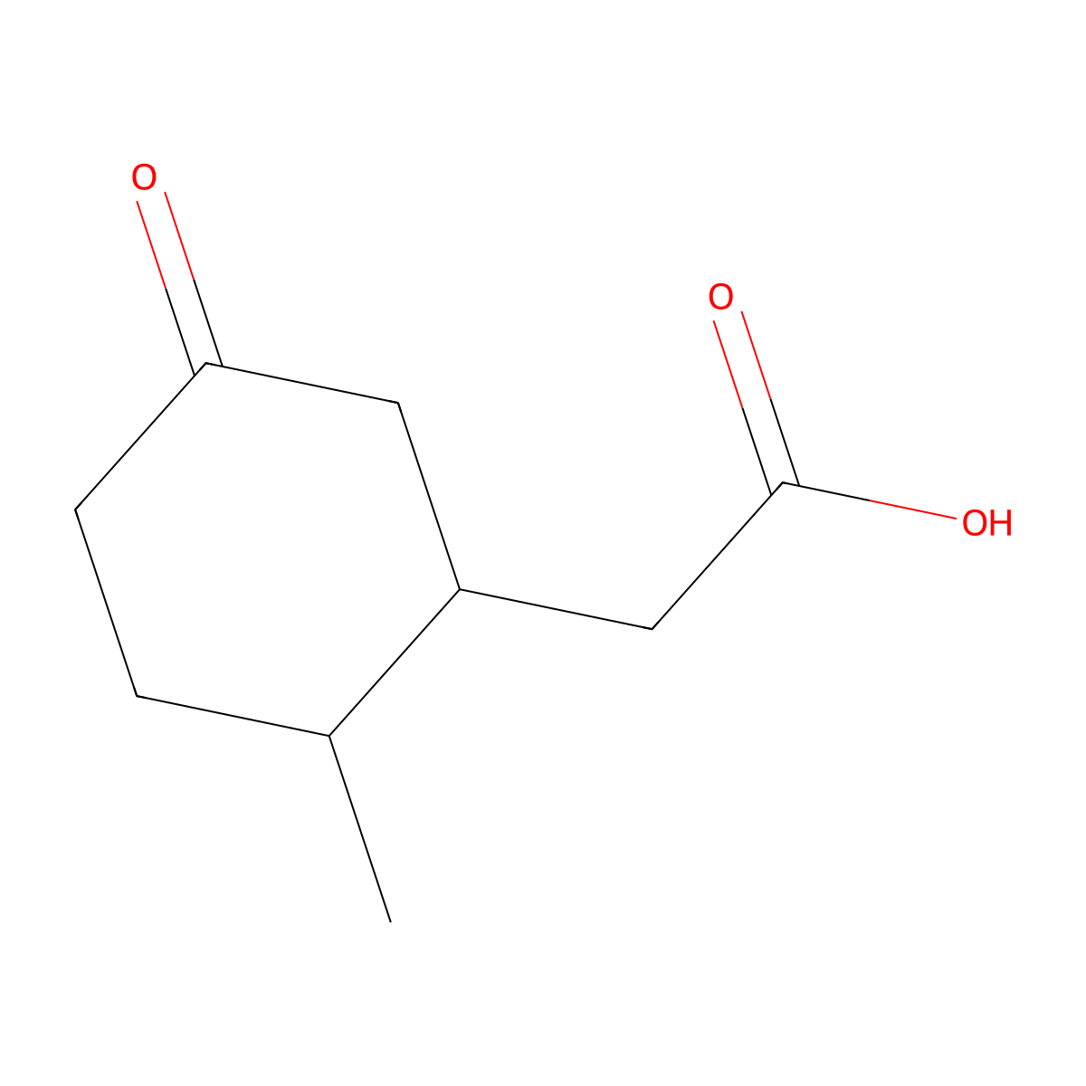 2-(2-Methyl-5-oxocyclohexyl)acetic acid molecular structure, CAS 824957-04-2