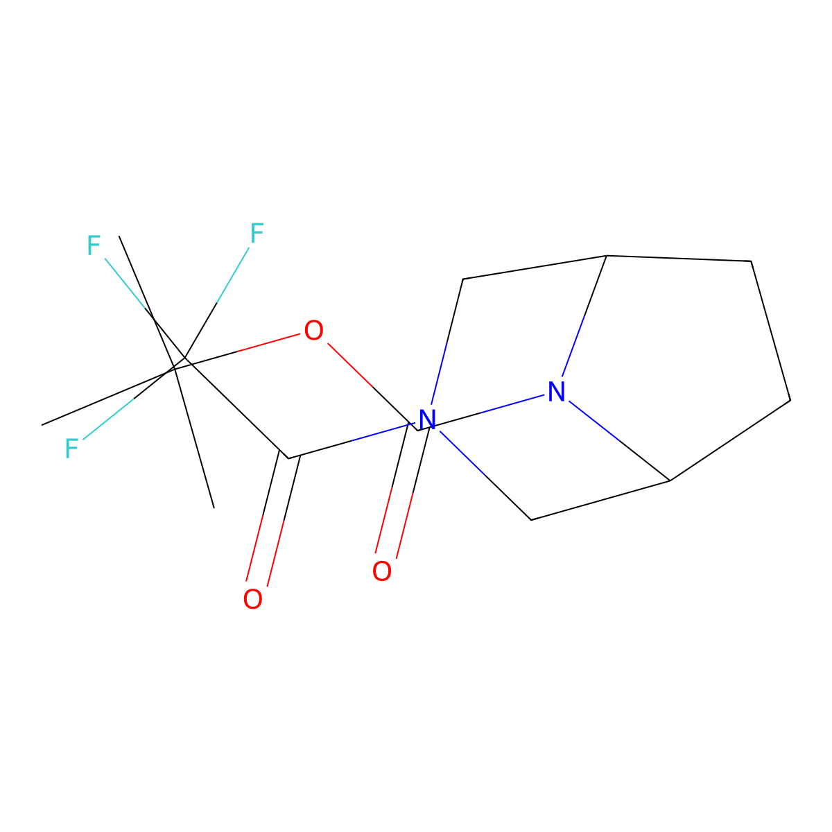 tert-Butyl 3-(2,2,2-trifluoroacetyl)-3,8-diazabicyclo[3.2.1]octane-8-carboxylate molecular structure, CAS 824982-19-6