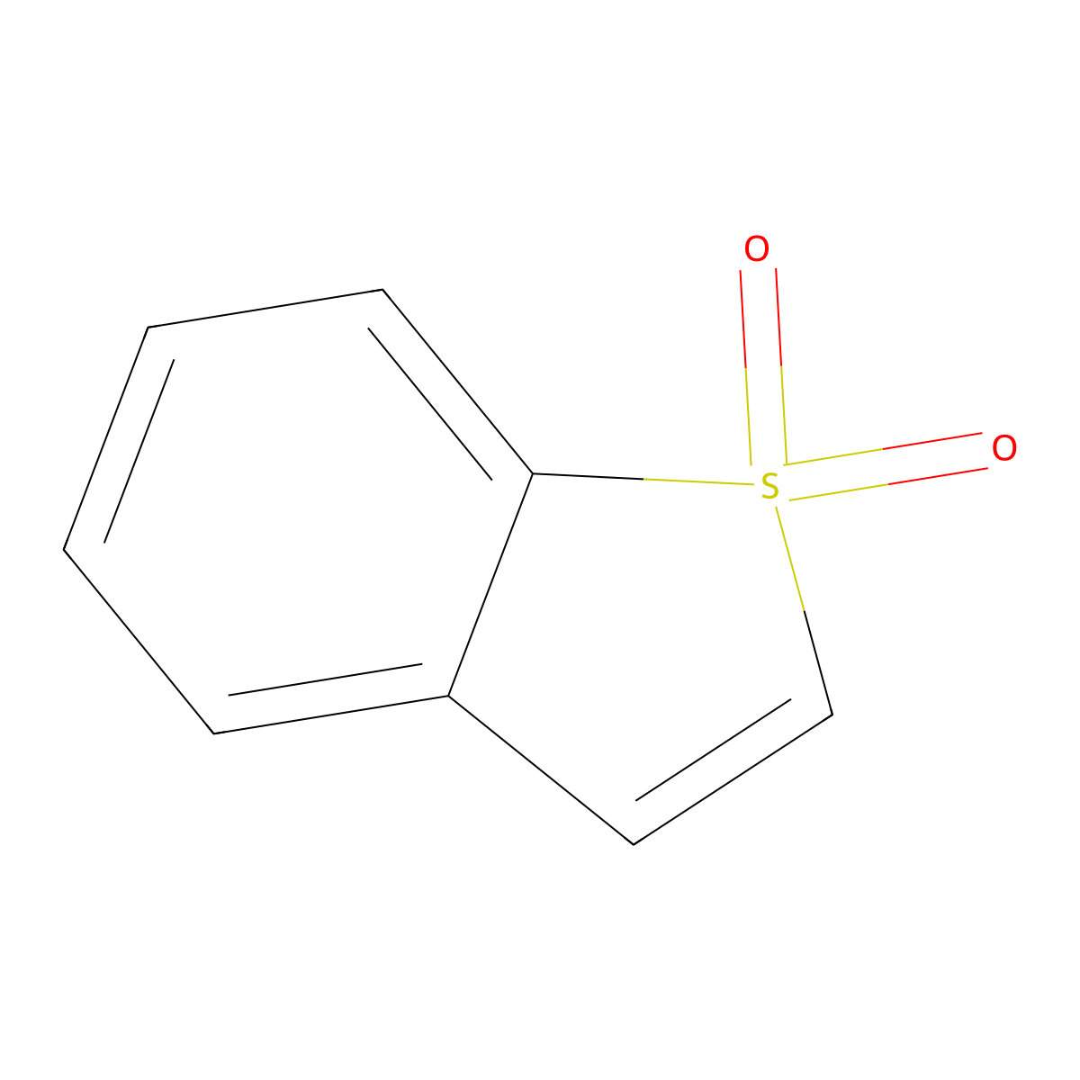 Benzothiophene 1,1-dioxide molecular structure, CAS 825-44-5