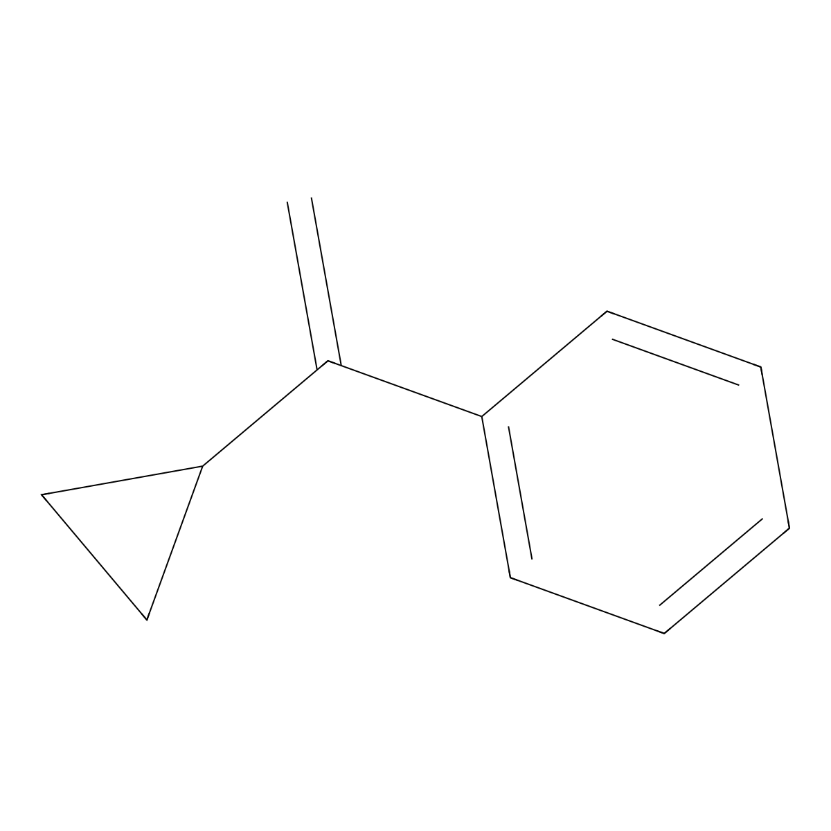 alpha-Cyclopropylstyrene molecular structure, CAS 825-76-3