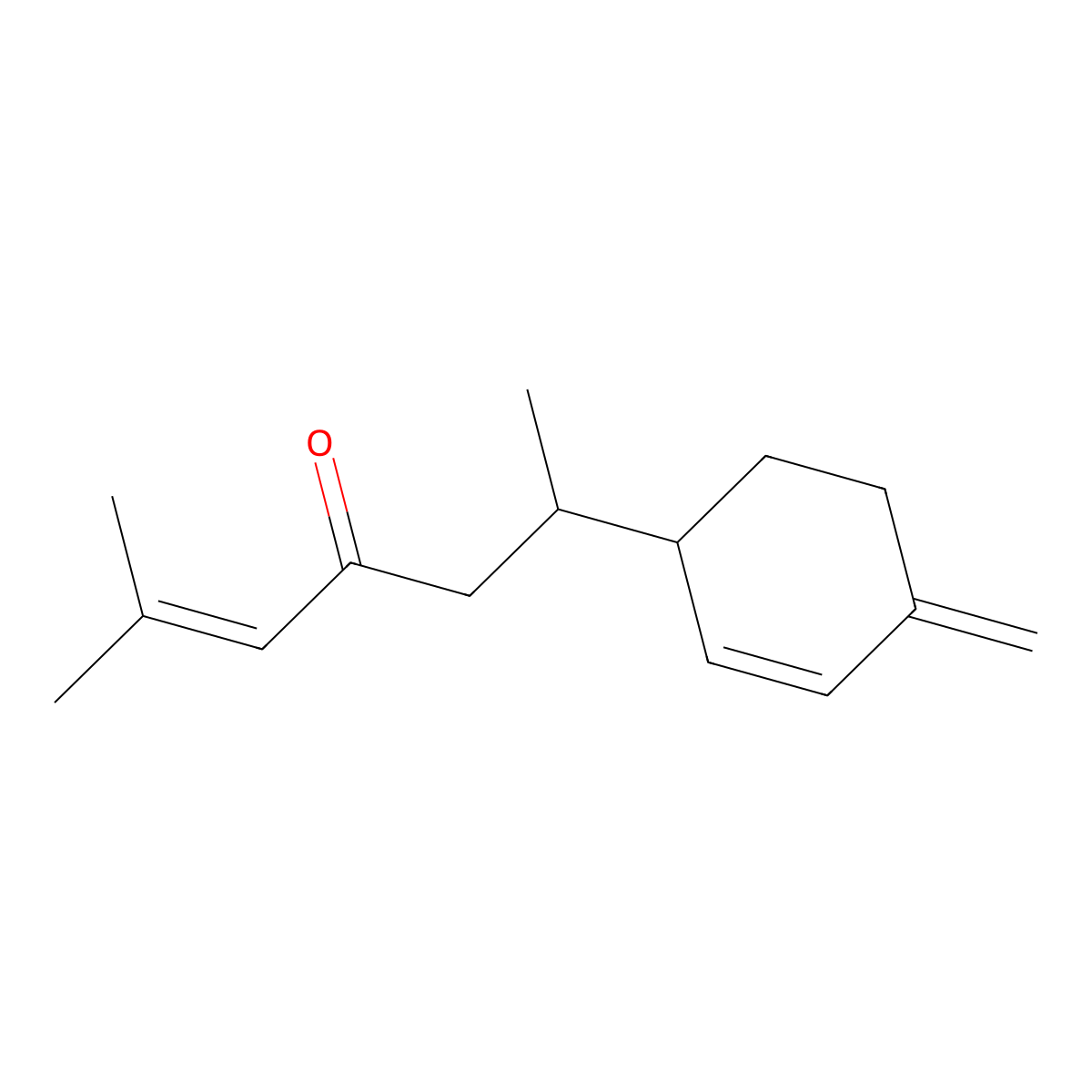 beta-Turmerone molecular structure, CAS 82508-14-3