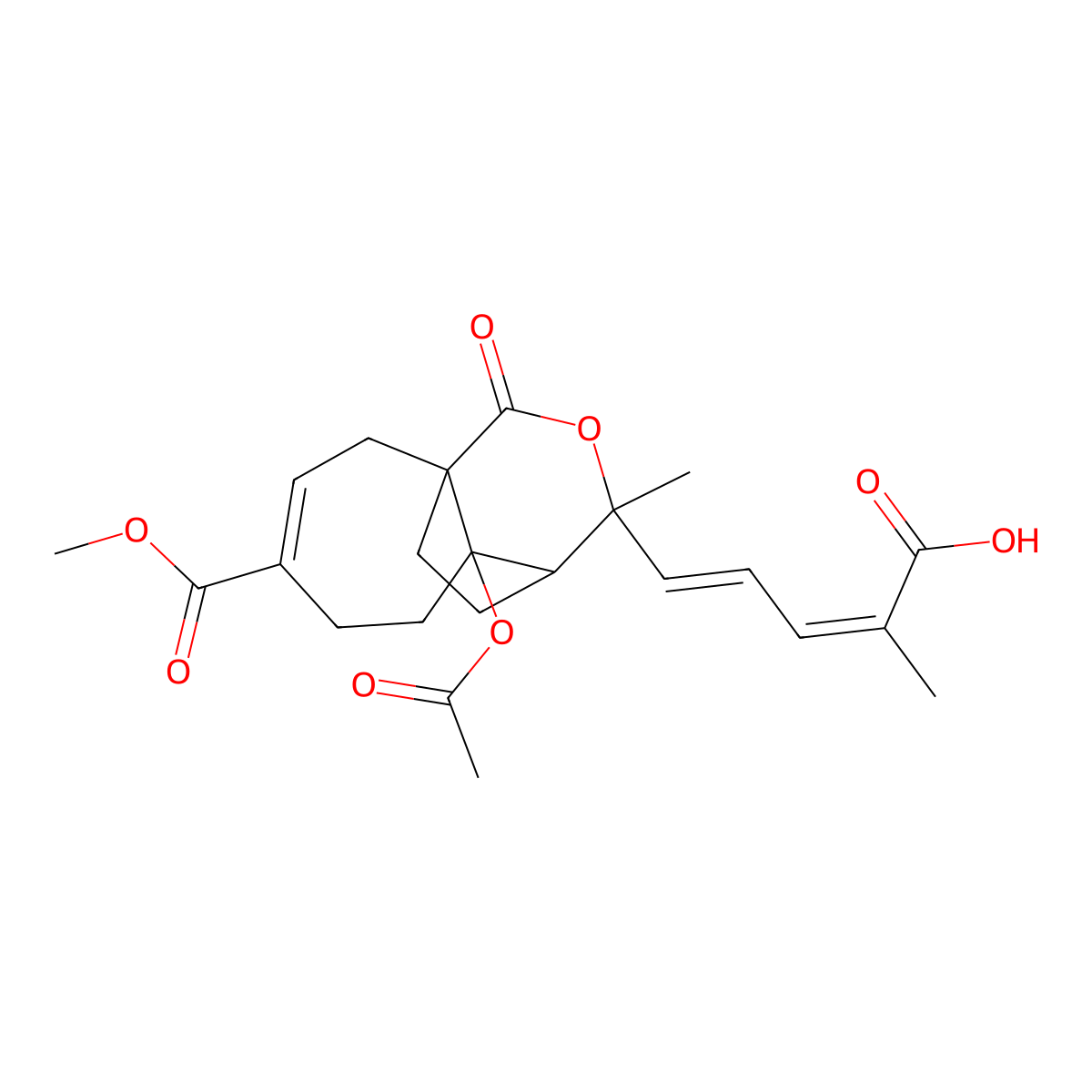 Pseudolaric Acid B molecular structure, CAS 82508-31-4