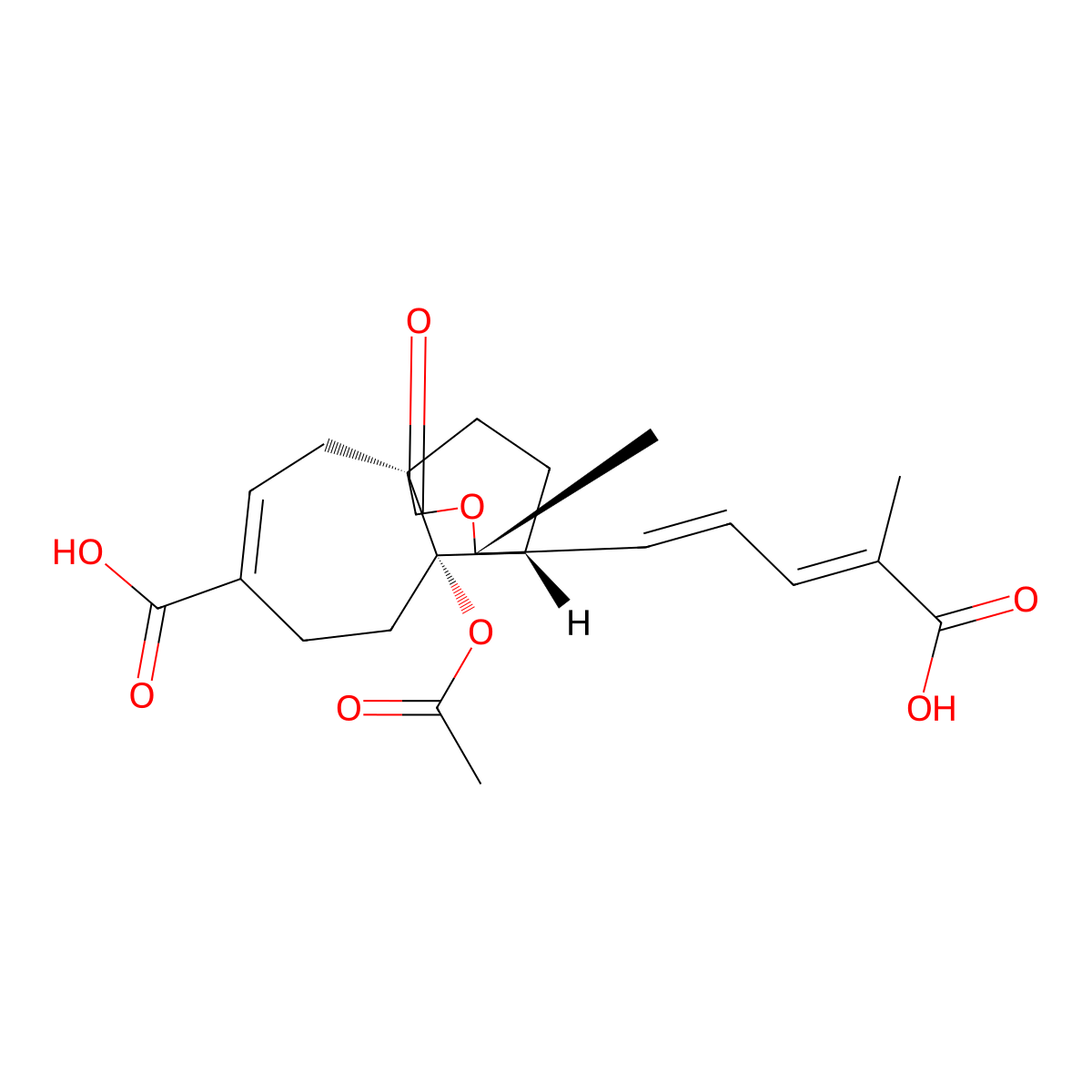 Pseudolaric Acid C2 molecular structure, CAS 82508-35-8