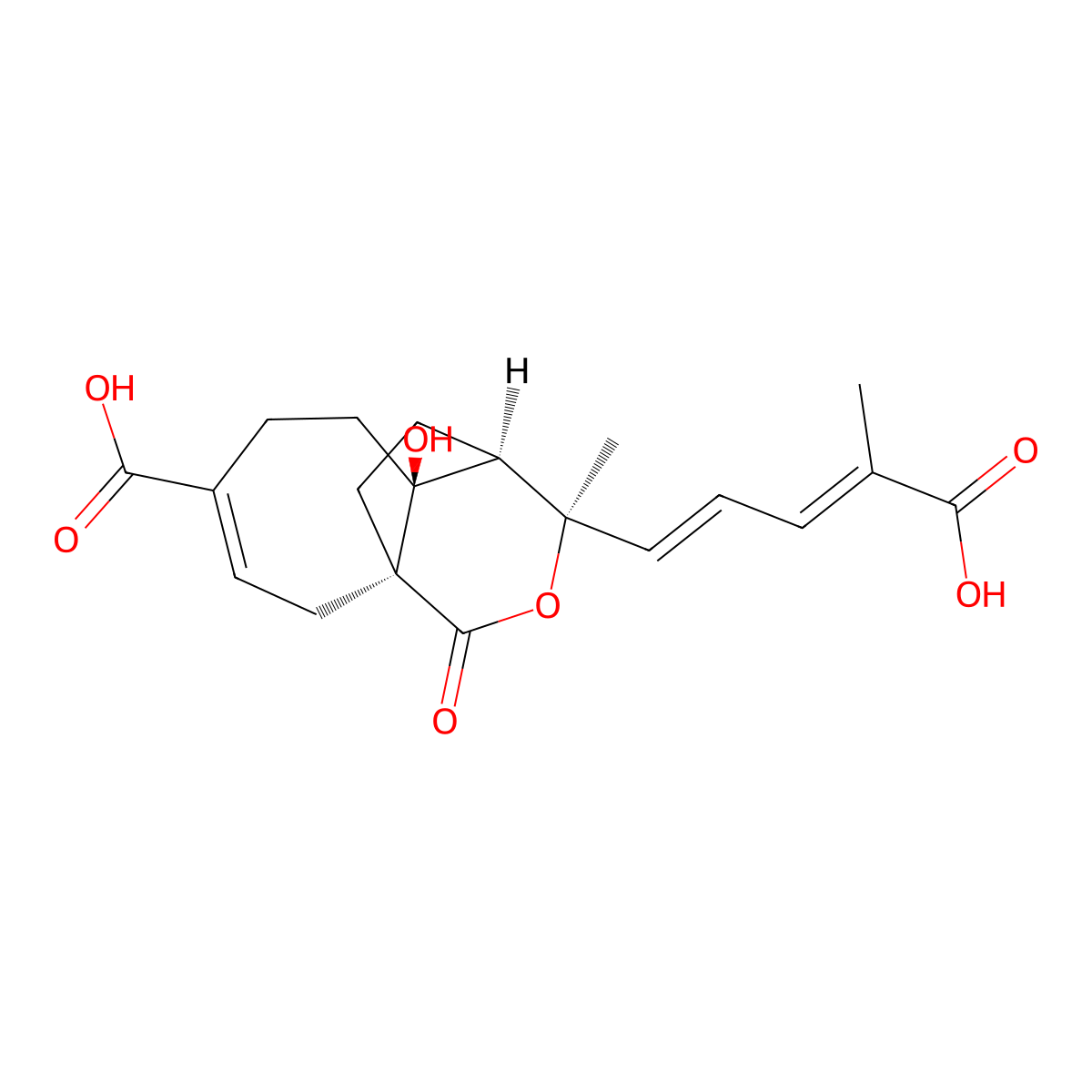 Demethoxydeacetoxypseudolaric Acid B molecular structure, CAS 82508-36-9
