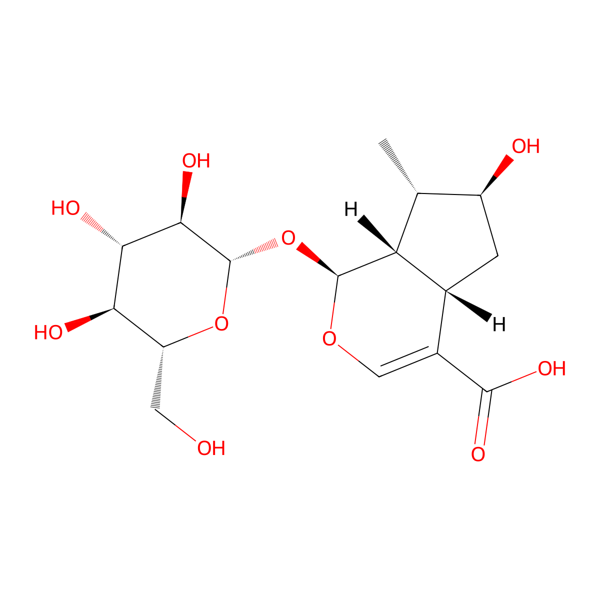 8-Epiloganic Acid molecular structure, CAS 82509-41-9