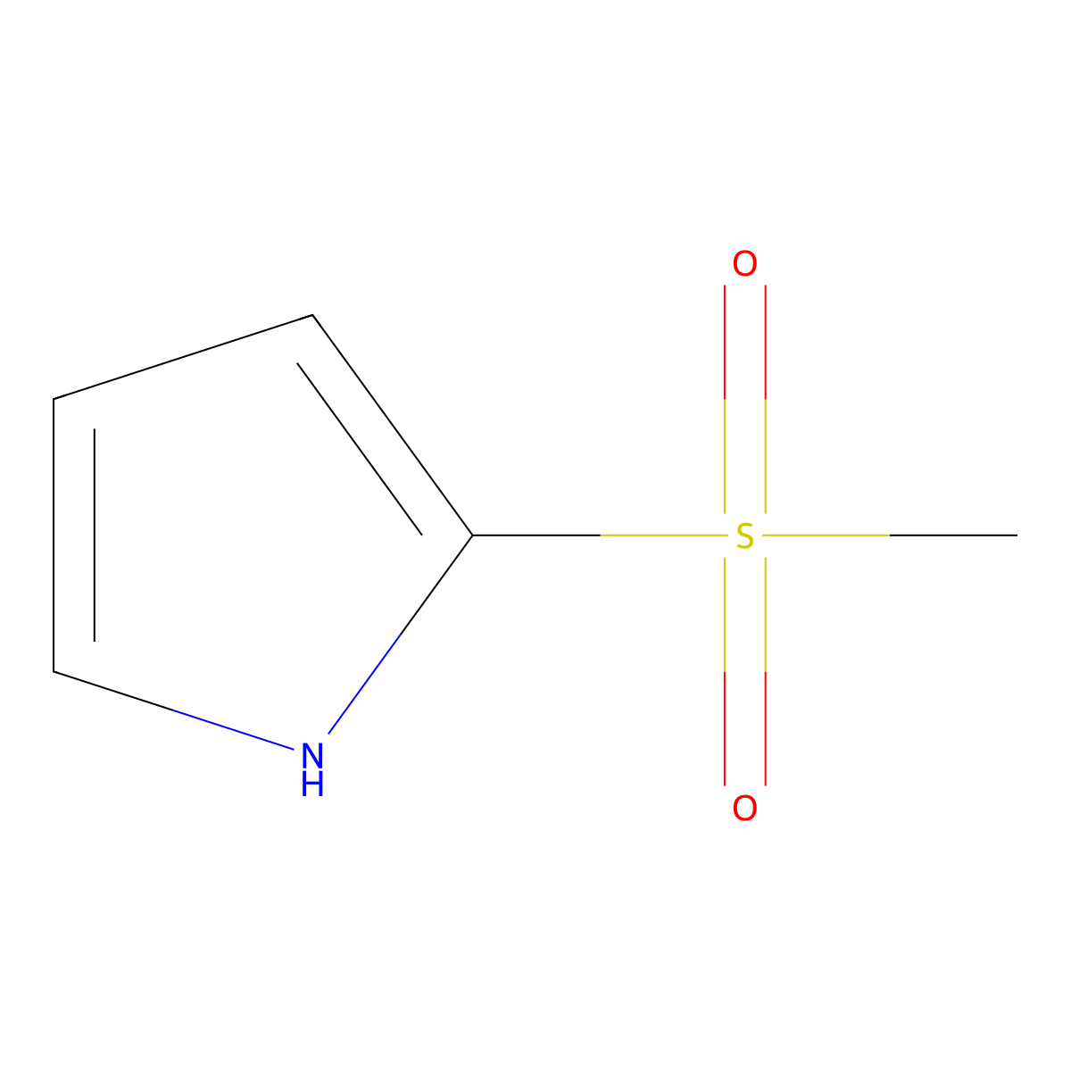 2-(Methanesulfonyl)-1H-pyrrole molecular structure, CAS 82511-61-3