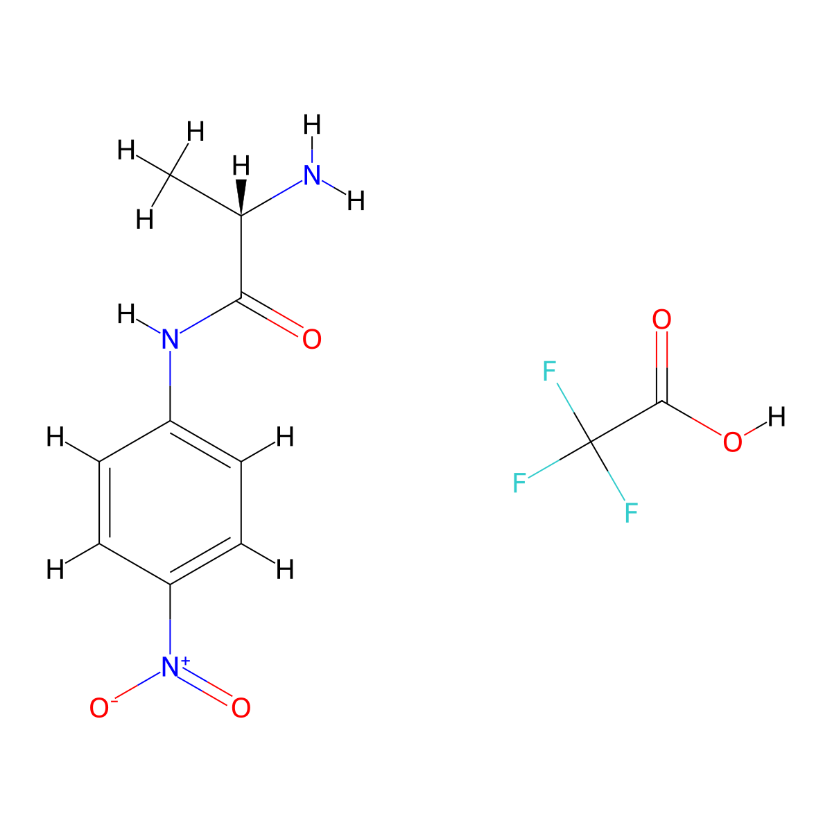 H-Ala-pNA TFA molecular structure, CAS 82518-65-8