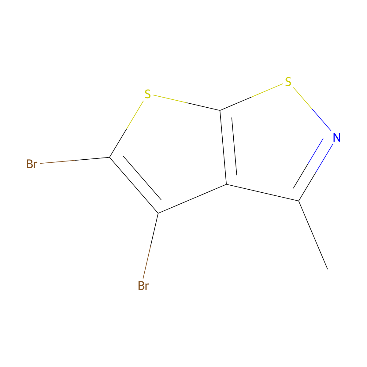 4,5-Dibromo-3-methylthieno[3,2-d]isothiazole molecular structure, CAS 82519-50-4