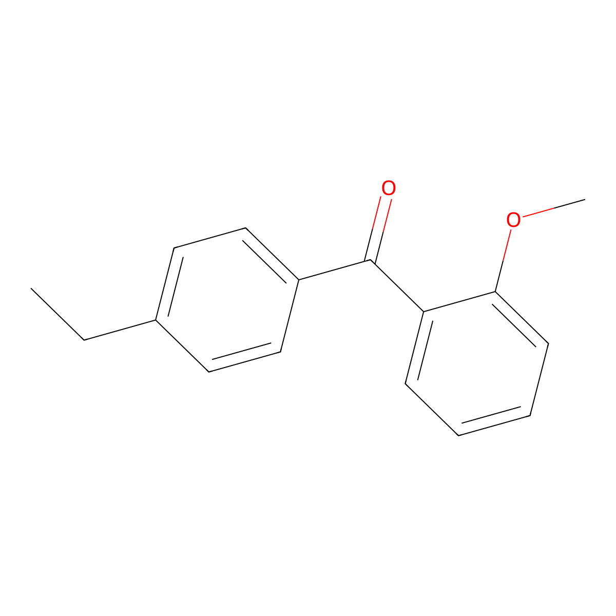 4-Ethyl-2'-methoxybenzophenone molecular structure, CAS 82520-38-5
