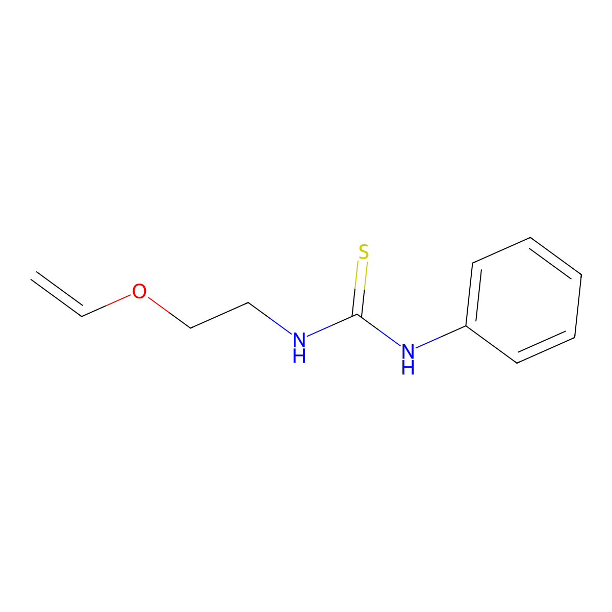 Thiourea, N-(2-(ethenyloxy)ethyl)-N'-phenyl- molecular structure, CAS 82520-91-0
