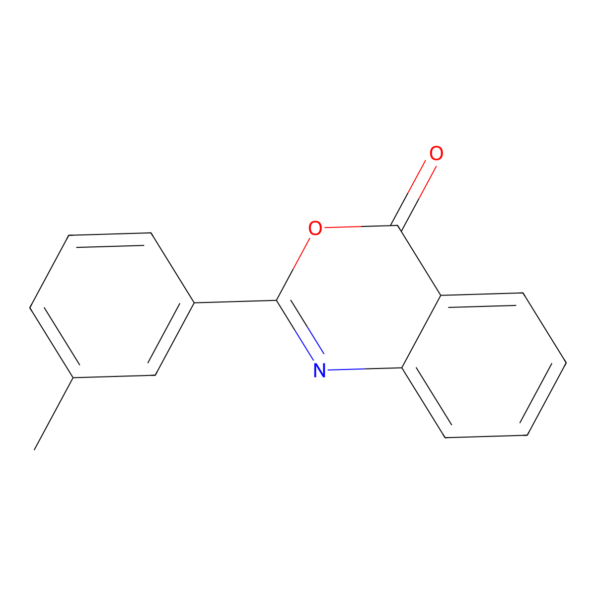 2-(3-Tolyl)-4H-3,1-benzoxazin-4-one molecular structure, CAS 82525-38-0