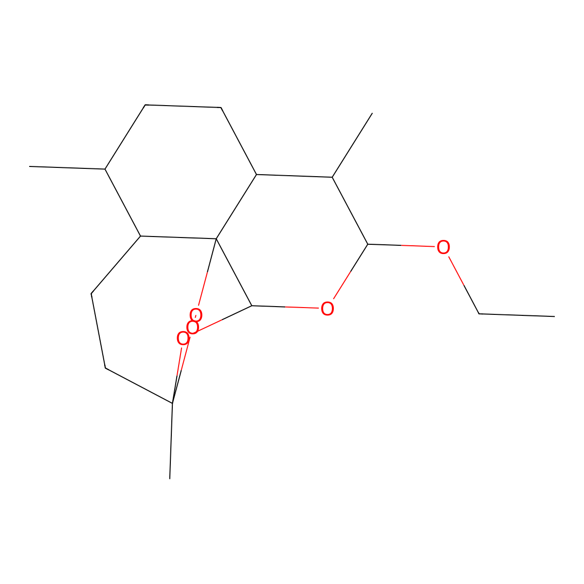 Alpha-Arteether molecular structure, CAS 82534-75-6