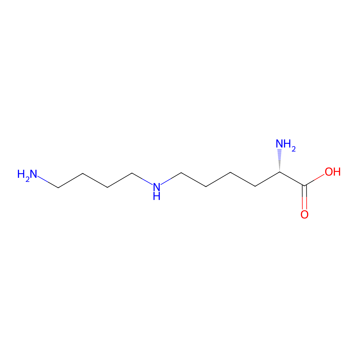 Deoxyhypusine molecular structure, CAS 82543-85-9