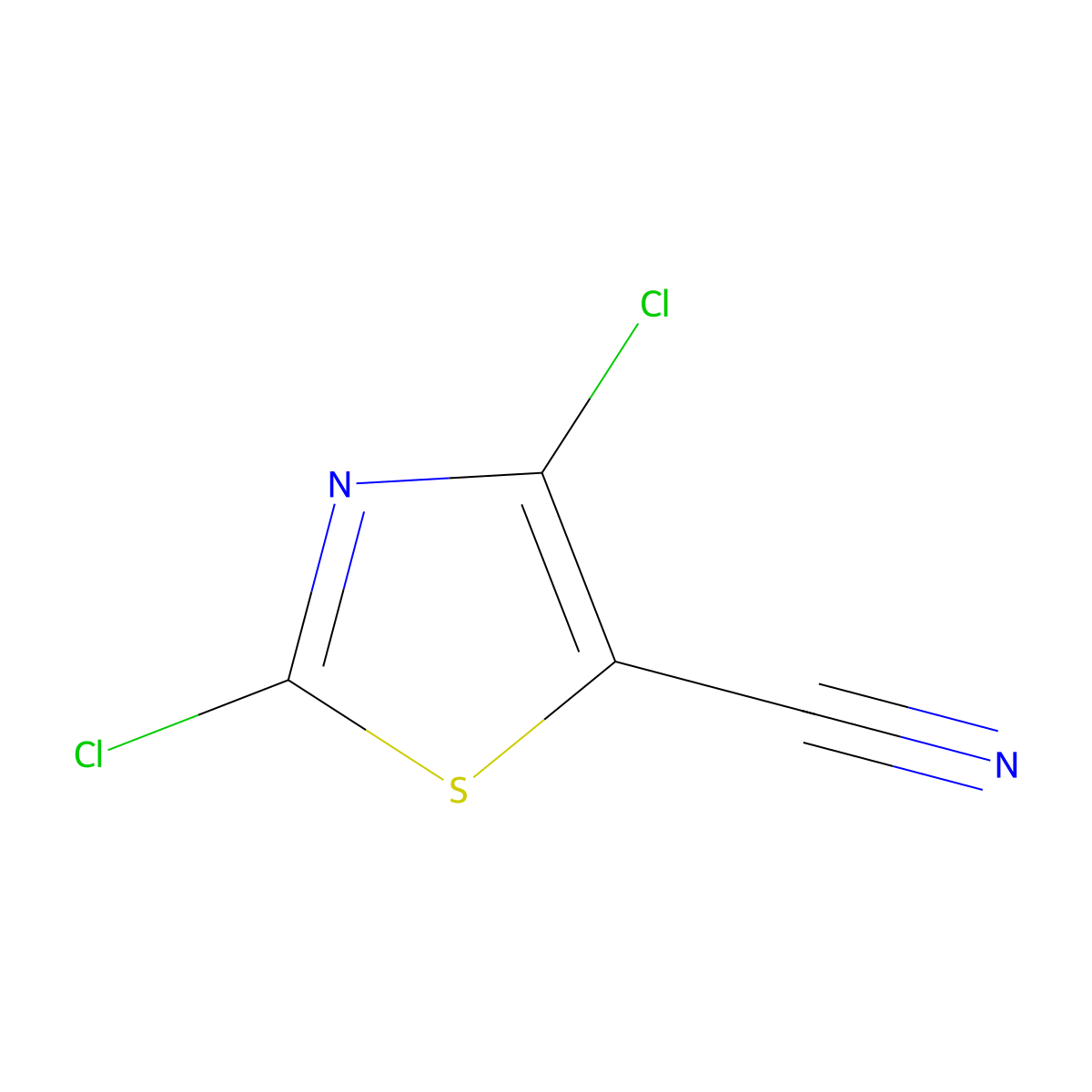 2,4-Dichloro-5-cyanothiazole molecular structure, CAS 82554-18-5