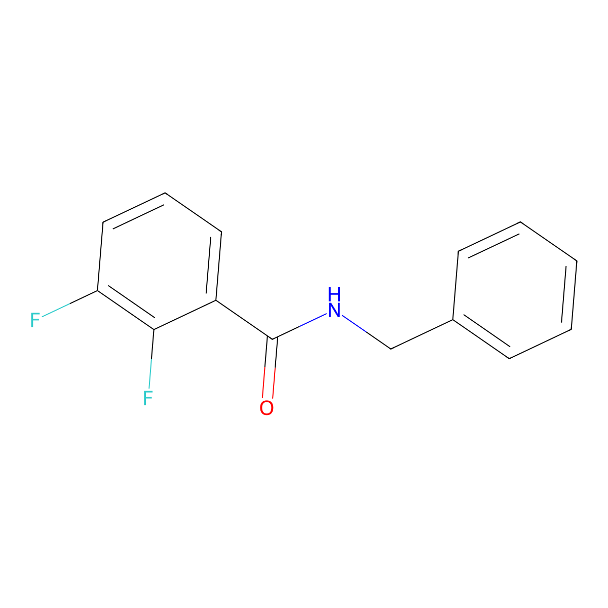 N-benzyl-2,3-difluorobenzamide molecular structure, CAS 825596-95-0