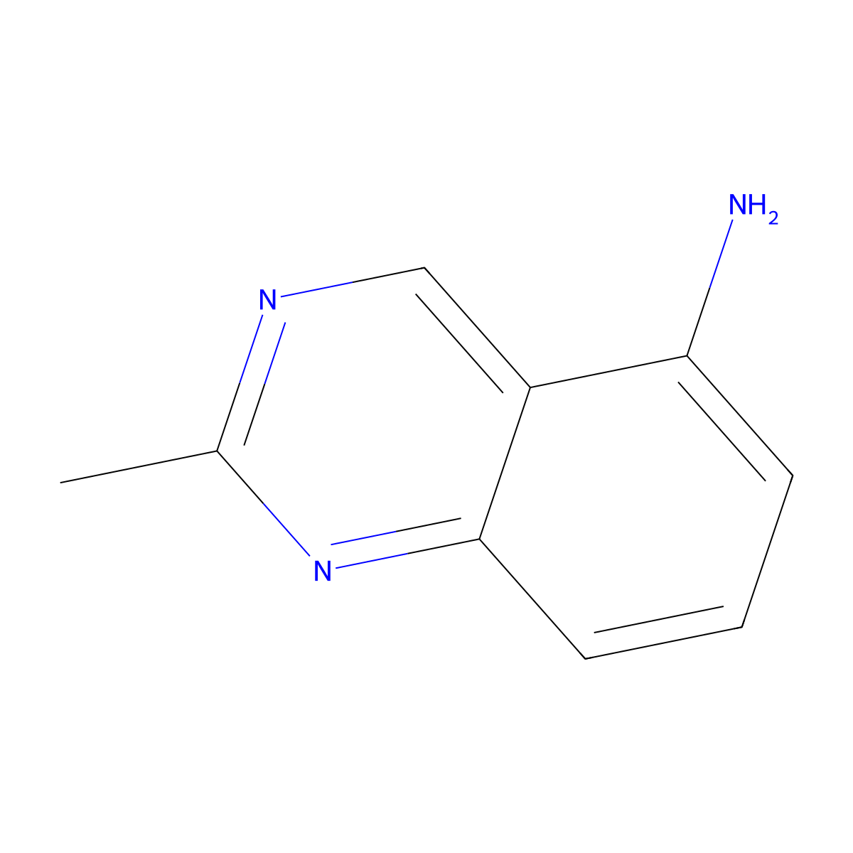 2-Methylquinazolin-5-amine molecular structure, CAS 825654-44-2