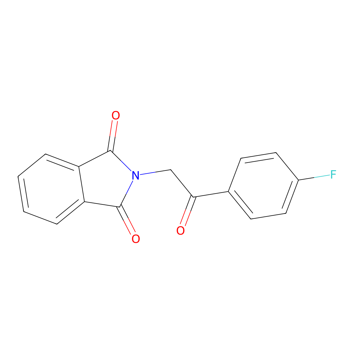 2-[2-(4-fluorophenyl)-2-oxoethyl]-1H-isoindole-1,3(2H)-dione molecular structure, CAS 82585-50-0