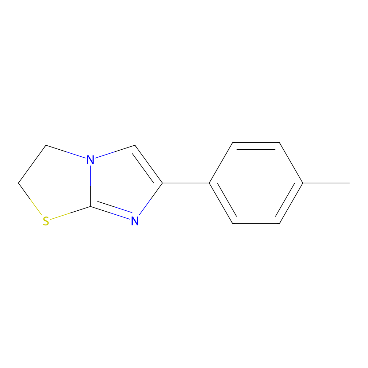 6-(4-Methylphenyl)-2,3-dihydroimidazo[2,1-b][1,3]thiazole molecular structure, CAS 82588-40-7