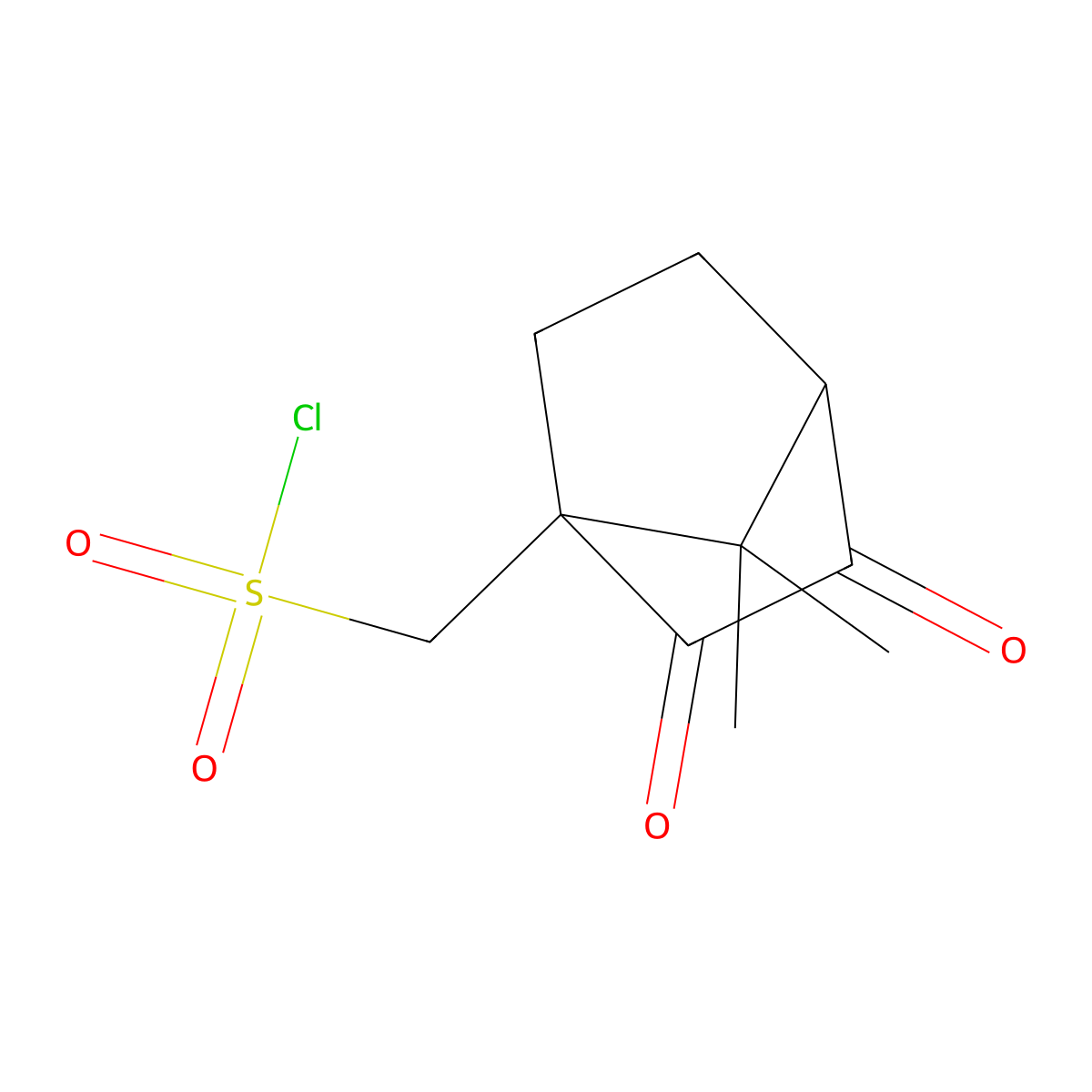 Camphorquinone-10-sulfonyl Chloride molecular structure, CAS 82594-19-2